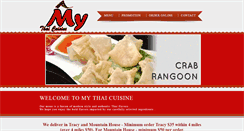 Desktop Screenshot of mythaitracy.com